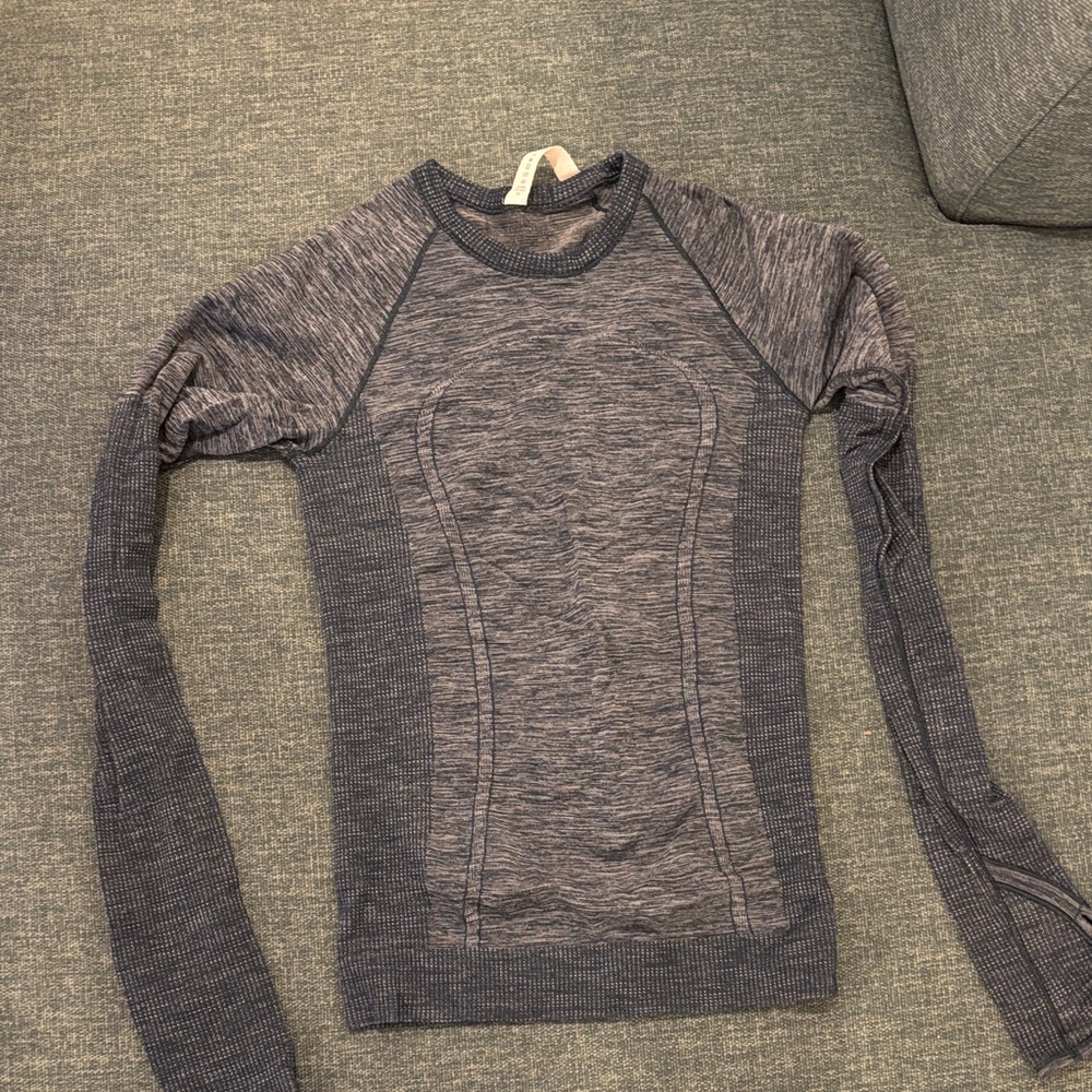Women's Teal Lululemon  Long Sleeve Top